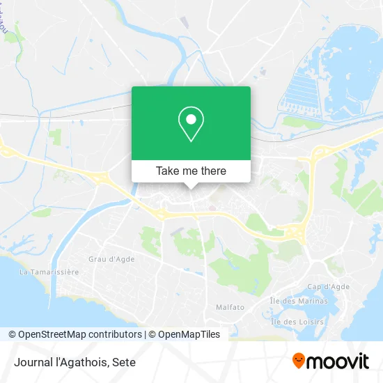 Journal l'Agathois map