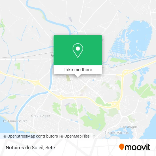 Notaires du Soleil map