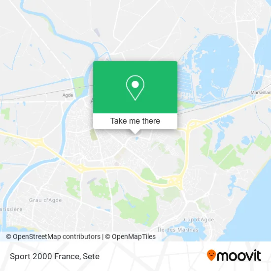 Sport 2000 France map