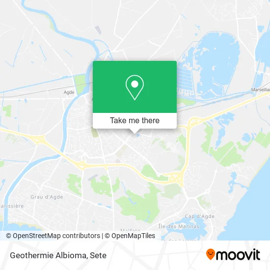 Geothermie Albioma map