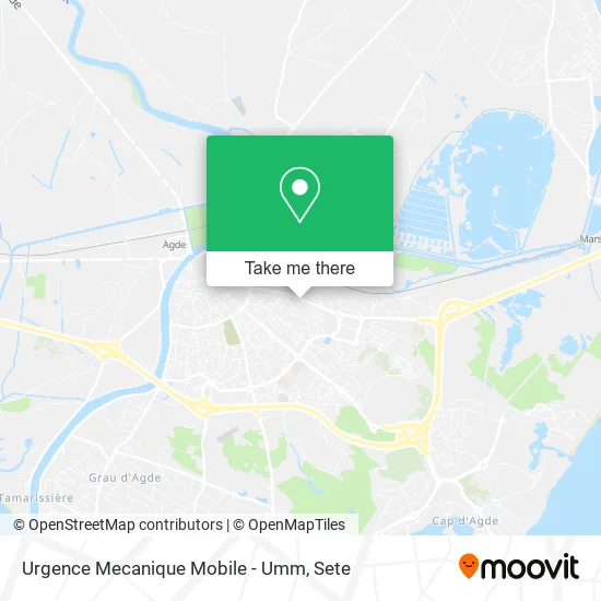 Urgence Mecanique Mobile - Umm map