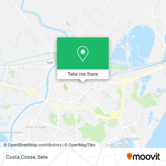 Costa Cosse map