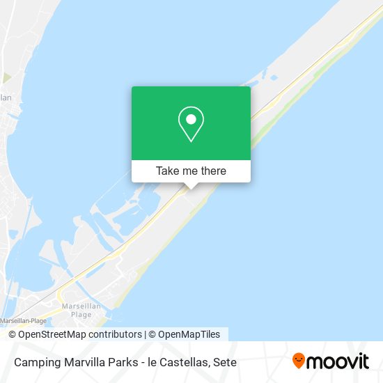 Camping Marvilla Parks - le Castellas map