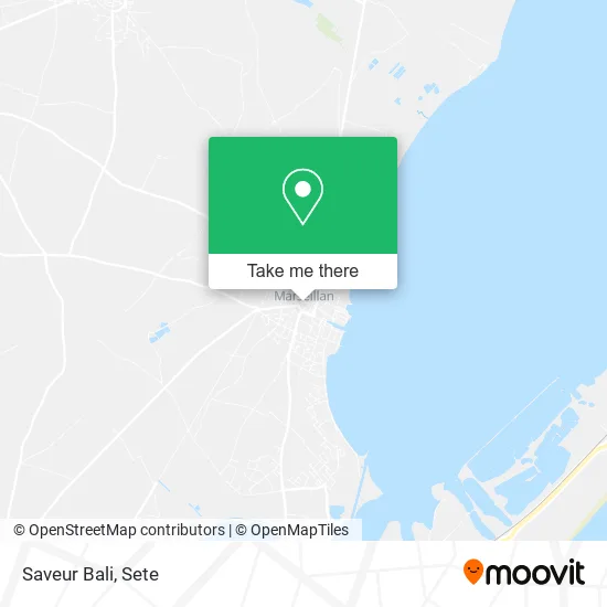 Saveur Bali map