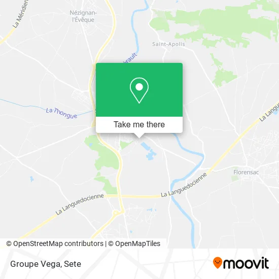 Groupe Vega map