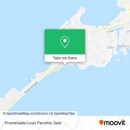 Promenade Louis Perrette map
