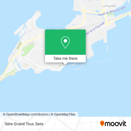 Sète Grand Tour map