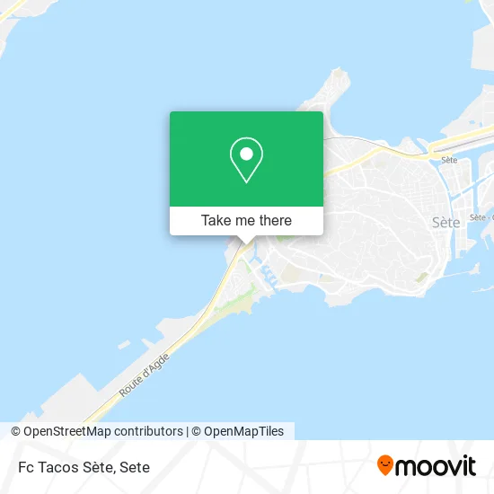 Fc Tacos Sète map