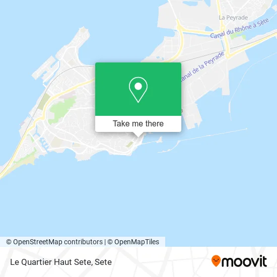 Le Quartier Haut Sete map