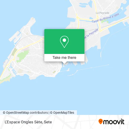L'Espace Ongles Sète map