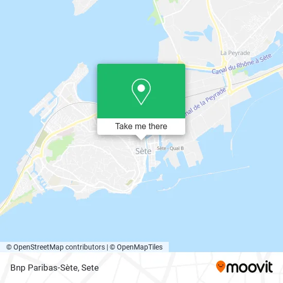 Bnp Paribas-Sète map