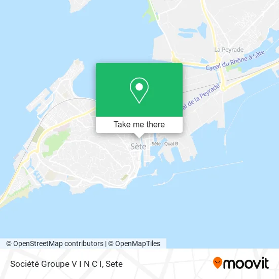 Société Groupe V I N C I map
