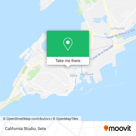 California Studio map