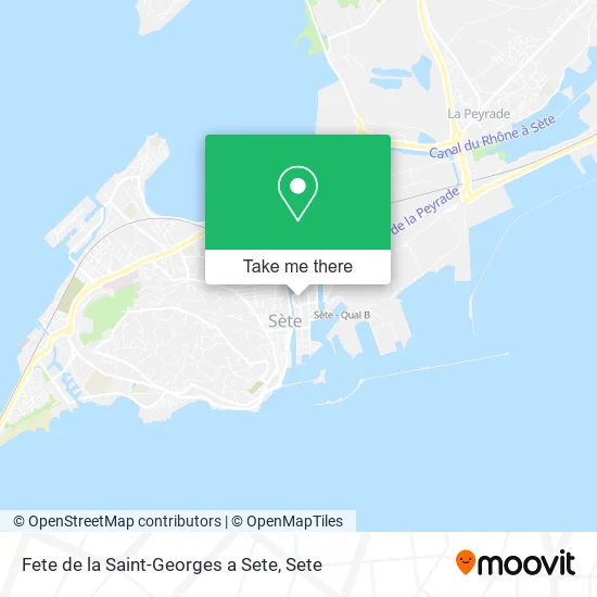 Fete de la Saint-Georges a Sete map