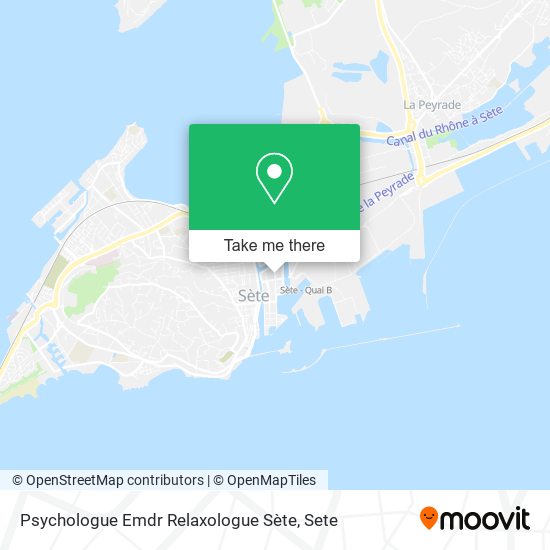 Mapa Psychologue Emdr Relaxologue Sète