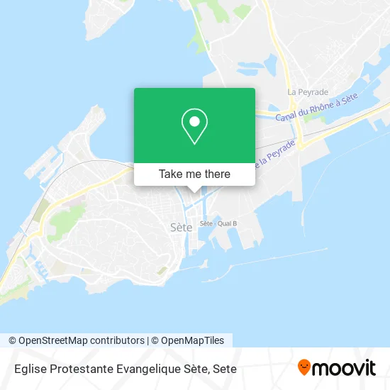 Eglise Protestante Evangelique Sète map