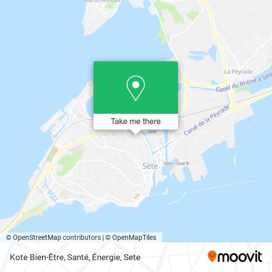 Kote Bien-Être, Santé, Énergie map