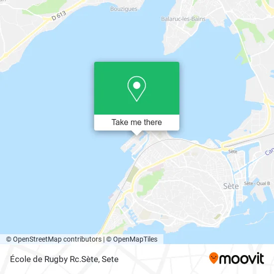 École de Rugby Rc.Sète map
