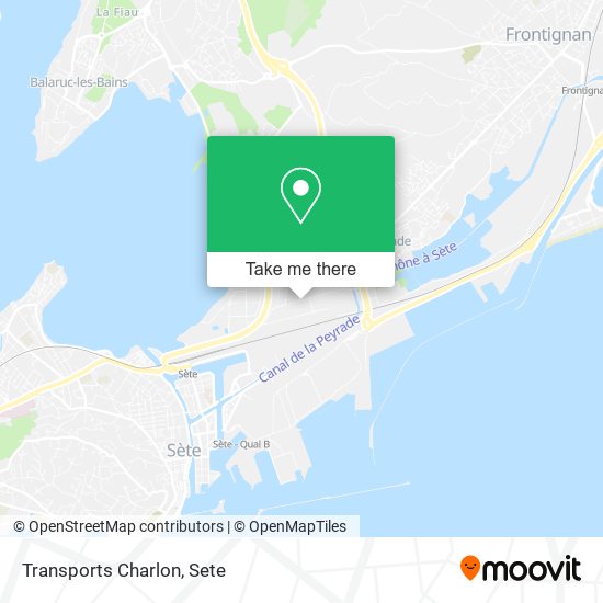 Transports Charlon map