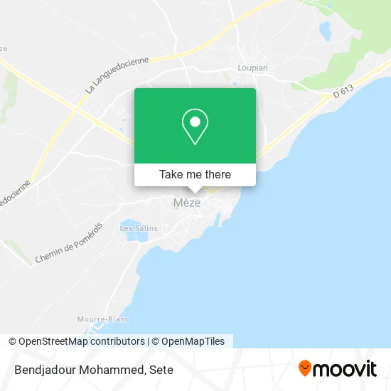 Bendjadour Mohammed map