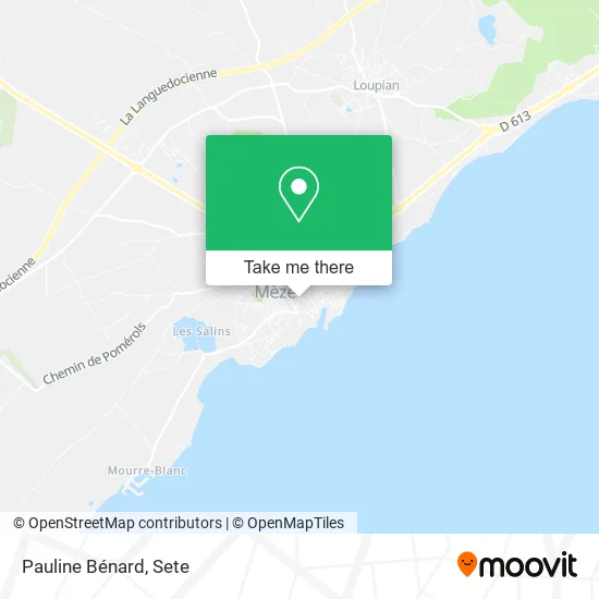 Pauline Bénard map