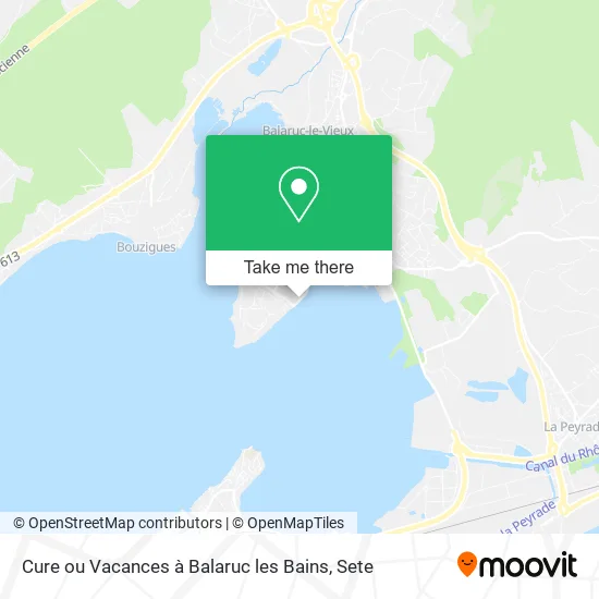 Cure ou Vacances à Balaruc les Bains map