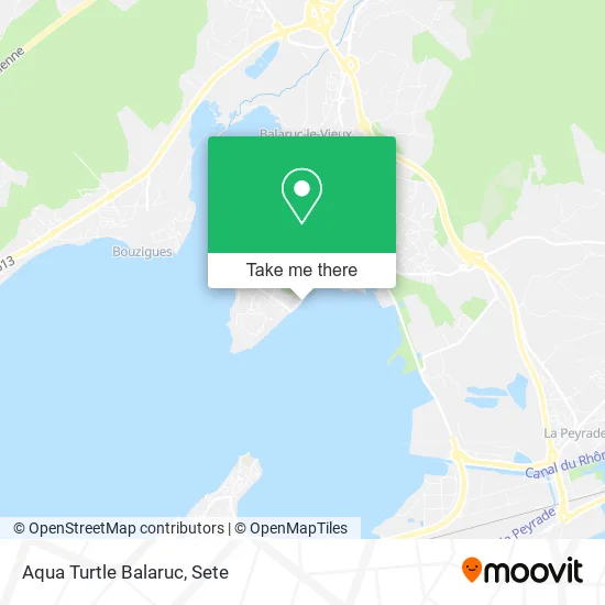 Aqua Turtle Balaruc map