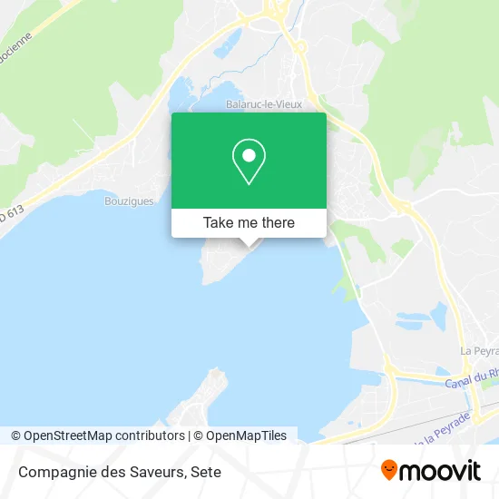 Compagnie des Saveurs map
