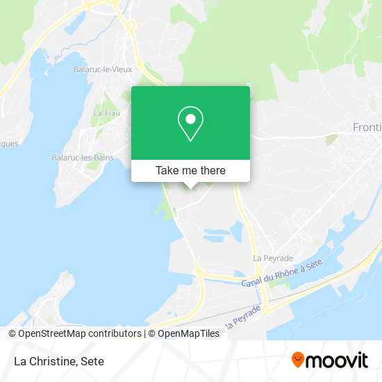 La Christine map