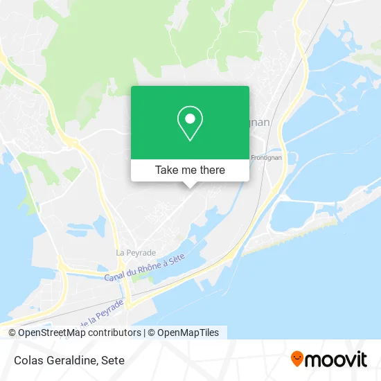 Colas Geraldine map