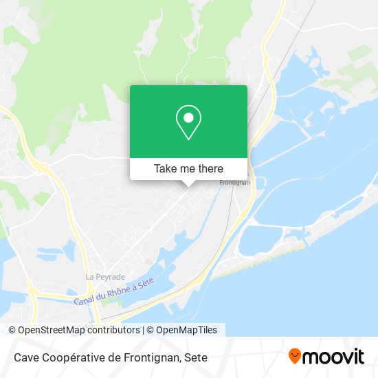 Cave Coopérative de Frontignan map