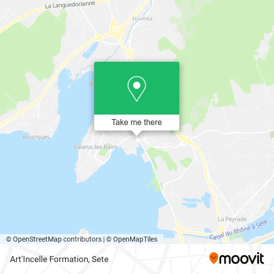 Art'Incelle Formation map