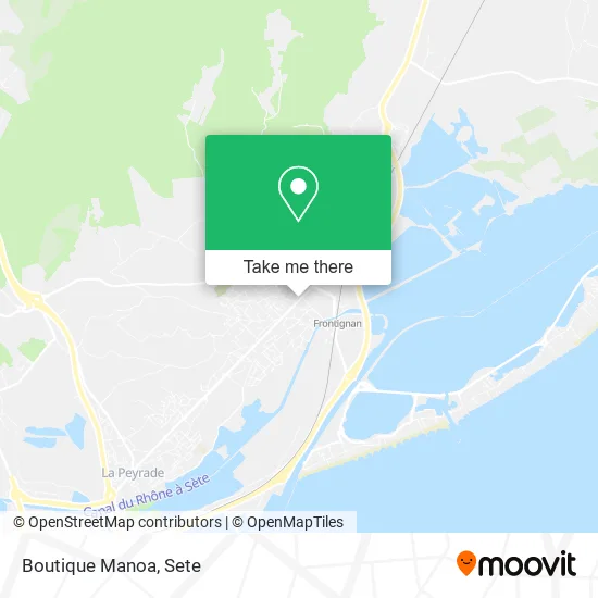Boutique Manoa map