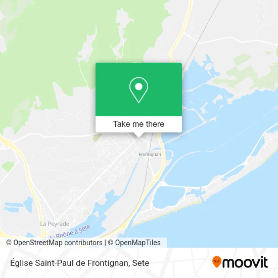 Église Saint-Paul de Frontignan map