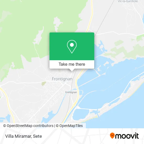 Villa Miramar map