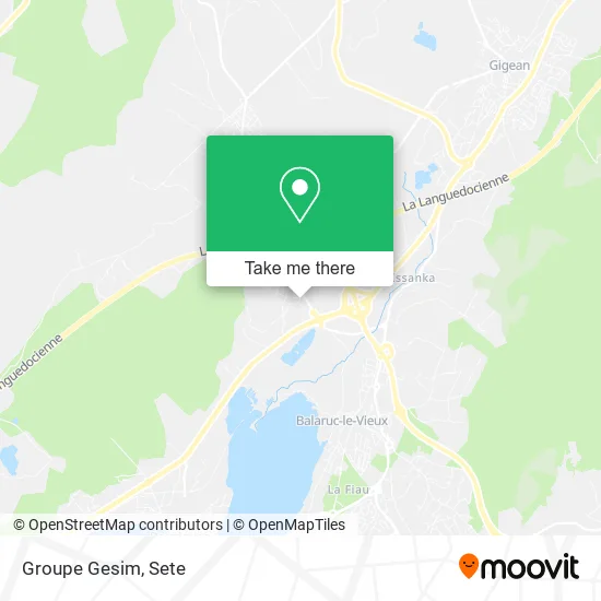 Groupe Gesim map