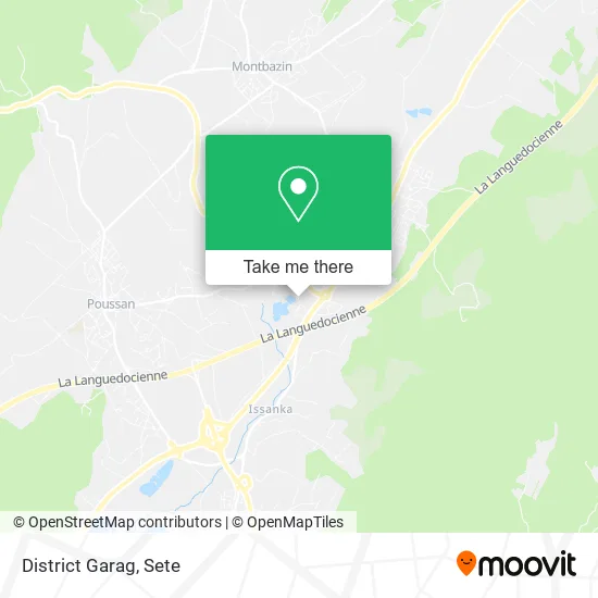 District Garag map