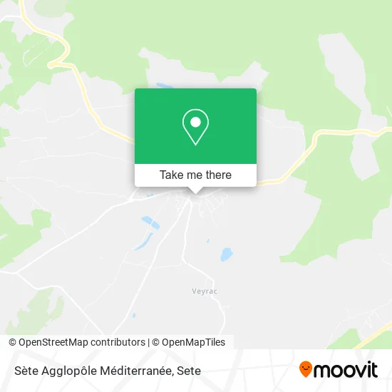 Sète Agglopôle Méditerranée map