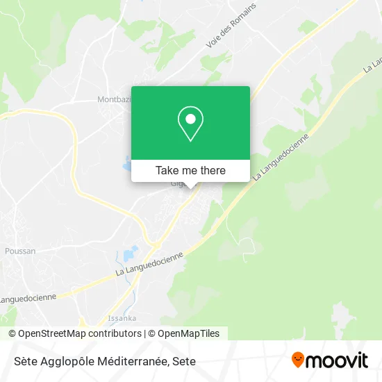 Sète Agglopôle Méditerranée map