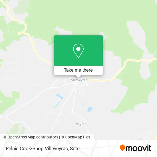 Relais Cook-Shop Villeveyrac map