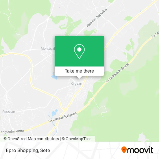 Epro Shopping map