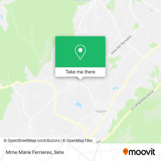 Mme Marie Ferrieres map