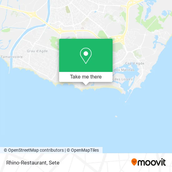 Rhino-Restaurant map