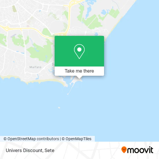 Univers Discount map