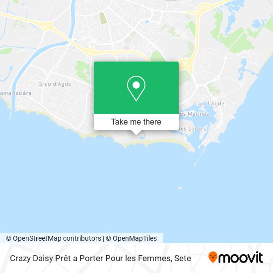 Crazy Daisy Prêt a Porter Pour les Femmes map