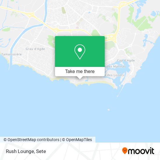 Rush Lounge map