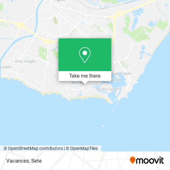 Vacances map