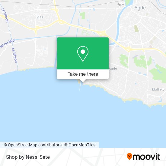 Shop by Ness map