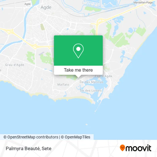 Palmyra Beauté map
