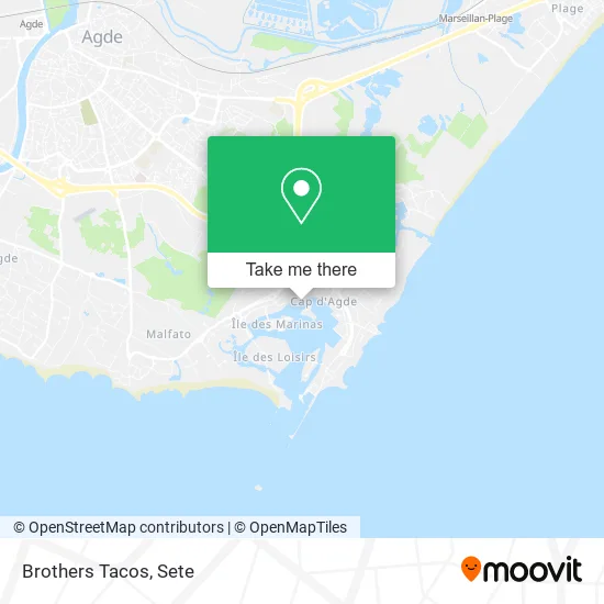 Brothers Tacos map
